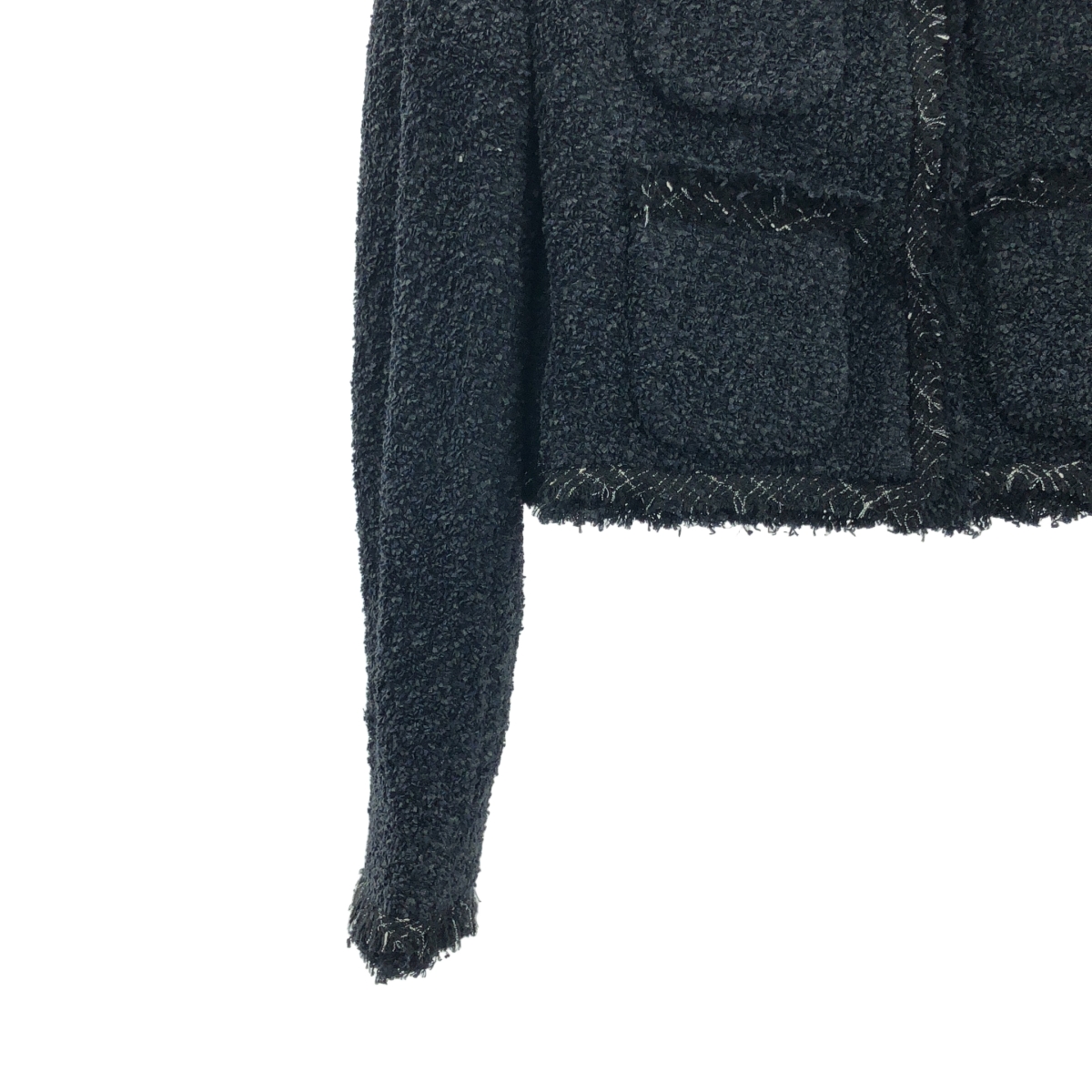 sacai / サカイ tweed jacket  ツイード ノーカラージャケット