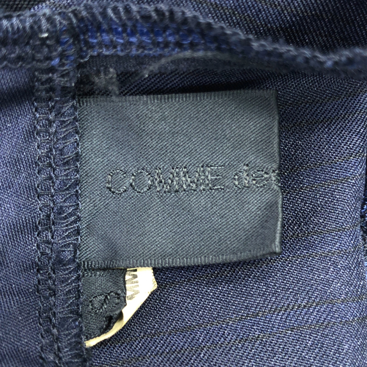 COMME des GARCONS / コムデギャルソン ポリエステル 縮絨 シアー 切替 変形 ジャケット