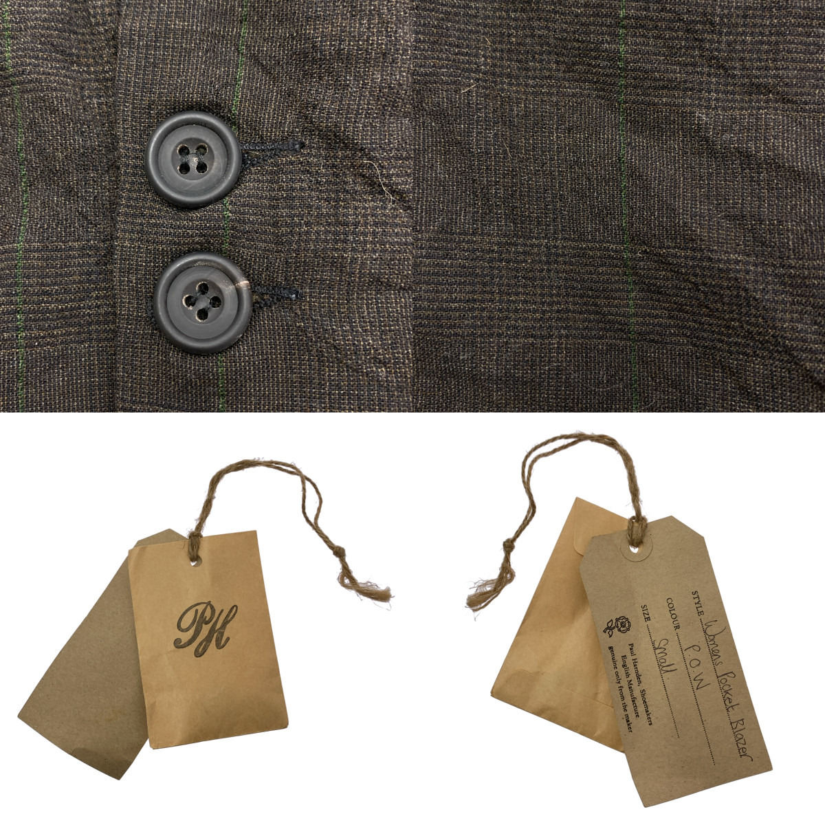 Paul Harnden / ポールハーデン Womens Pocket Blazer / シングルブレスト ブレザー ジャケット