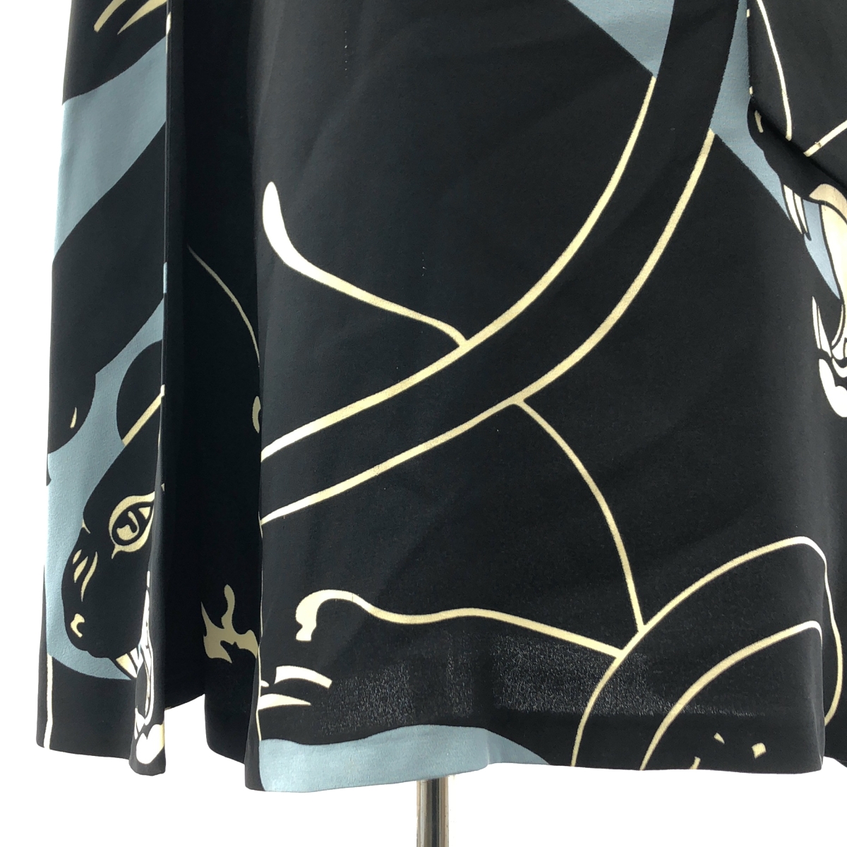 VALENTINO / ヴァレンティノ パンサープリント レイヤード ポンチョ ワンピース