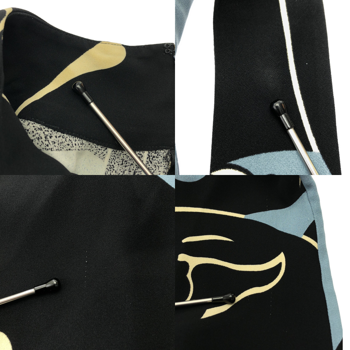 VALENTINO / ヴァレンティノ パンサープリント レイヤード ポンチョ ワンピース