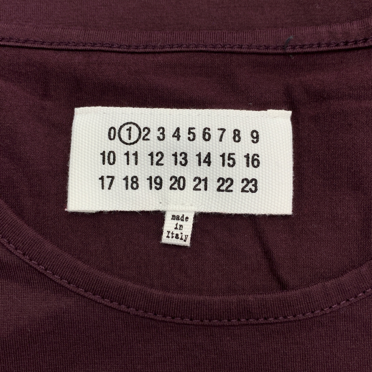 Maison Margiela / メゾンマルジェラ コットン クルーネック ロングスリーブTシャツ