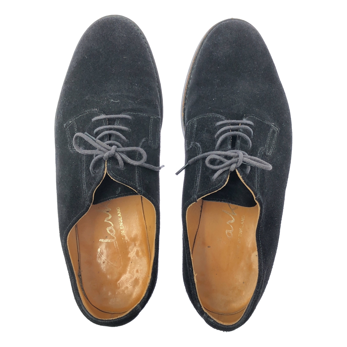 clarks / クラークス プレーントゥ スエードシューズ イングランド製