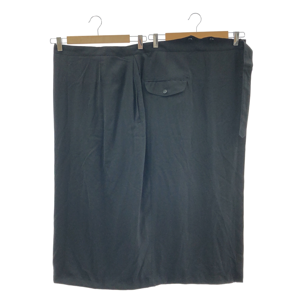 YOHJI YAMAMOTO POUR HOMME / ヨウジヤマモトプールオム Cu/Ry/S GABARDINE PEG TOP SKIRT / アジャスター ワイド スカート