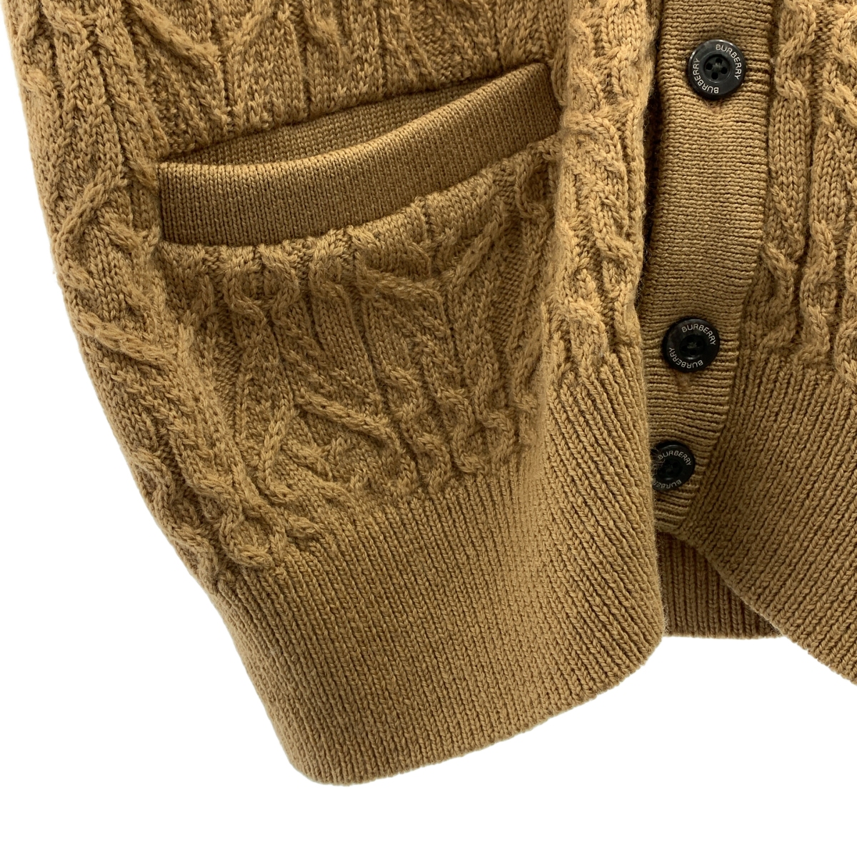 BURBERRY LONDON / バーバリーロンドン ウール ケーブルニット ベスト