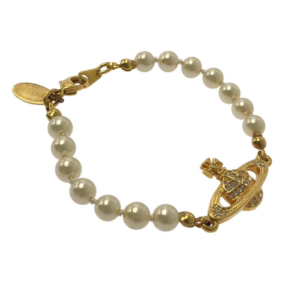 Vivienne Westwood / ヴィヴィアンウエストウッド ビジュー装飾 オーブ パール ブレスレット