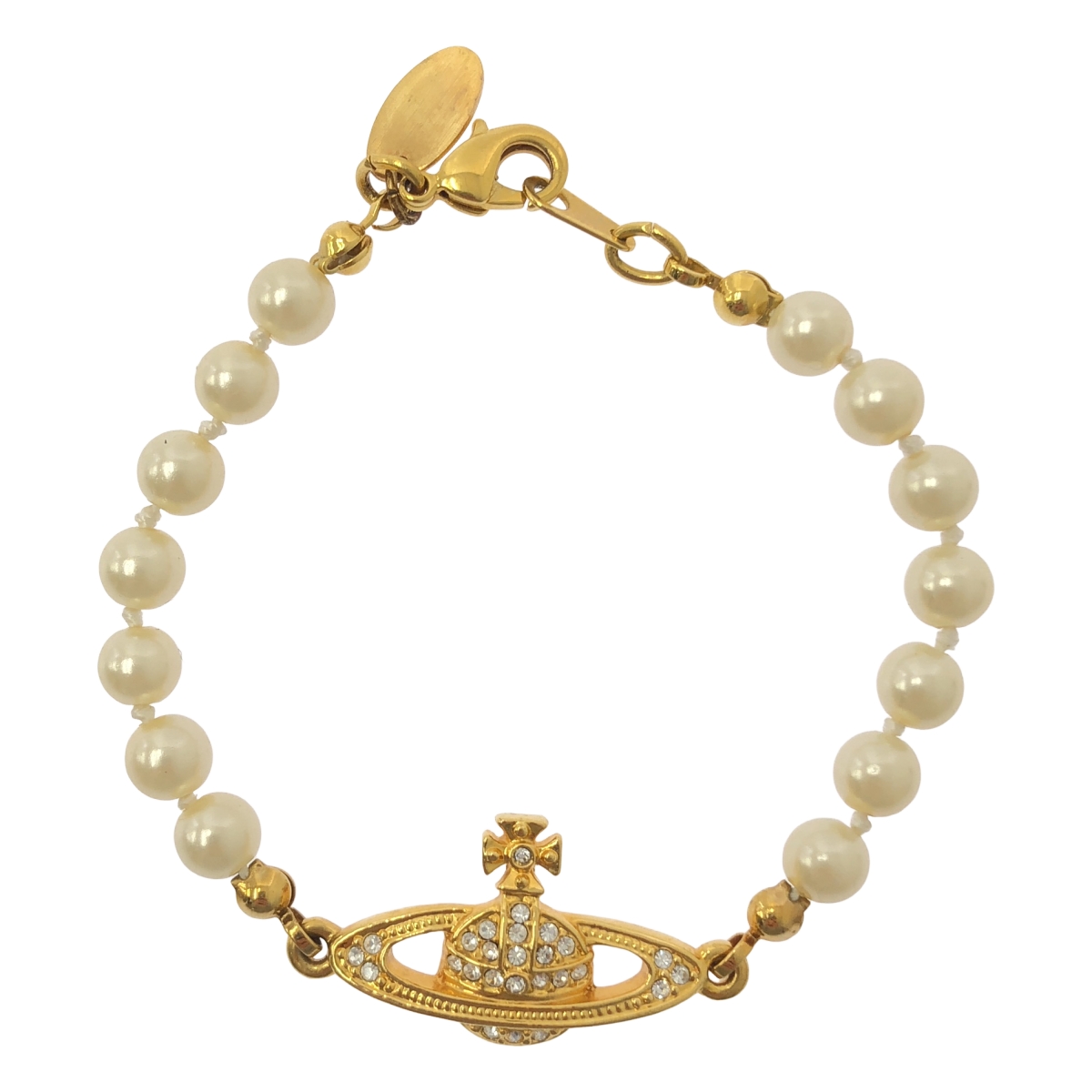 Vivienne Westwood / ヴィヴィアンウエストウッド ビジュー装飾 オーブ パール ブレスレット