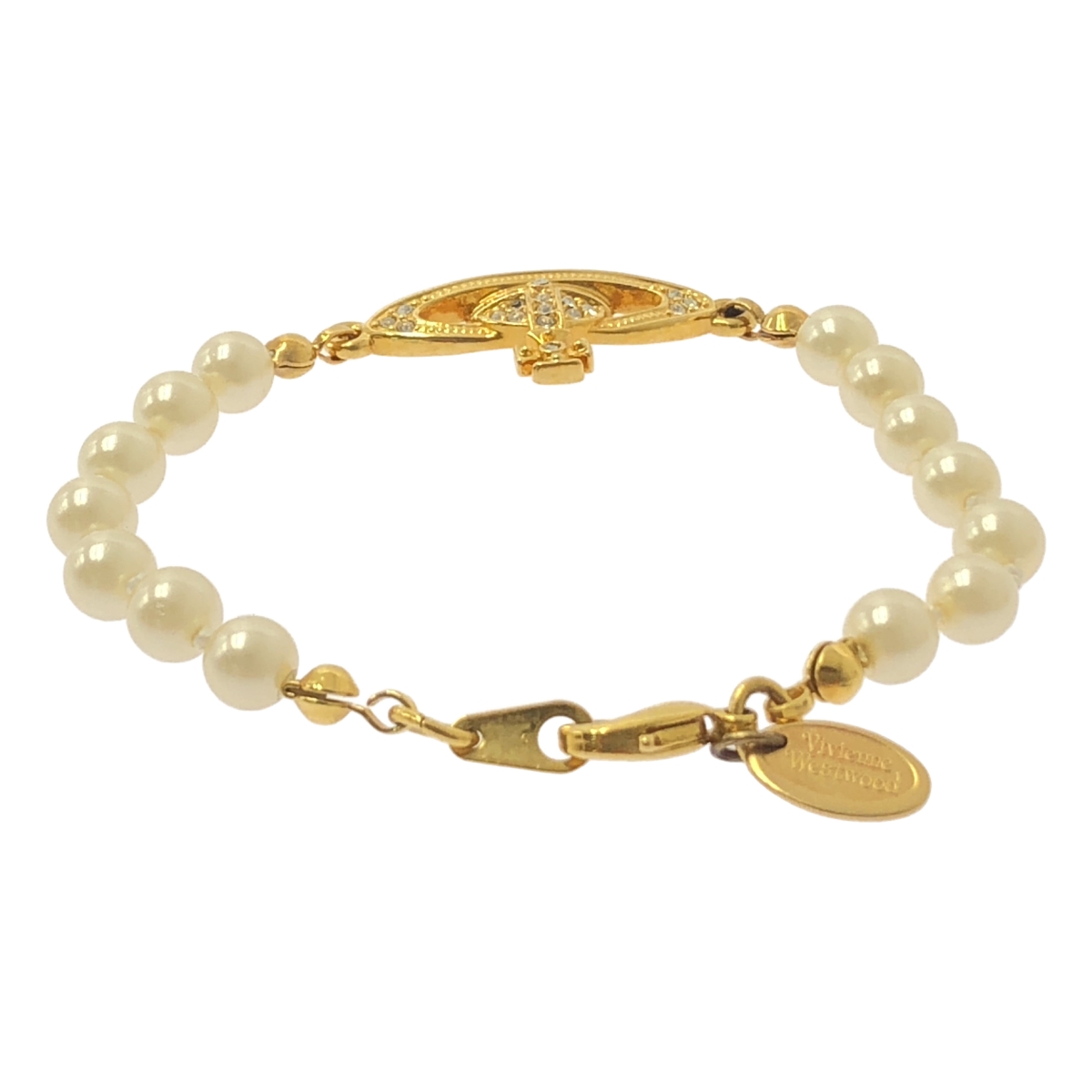 Vivienne Westwood / ヴィヴィアンウエストウッド ビジュー装飾 オーブ パール ブレスレット