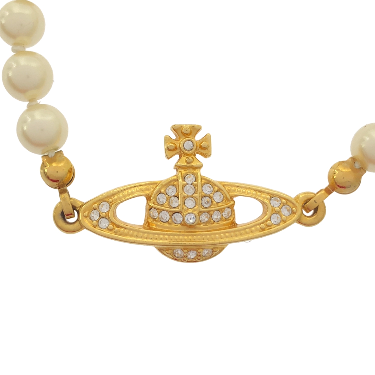 Vivienne Westwood / ヴィヴィアンウエストウッド ビジュー装飾 オーブ パール ブレスレット