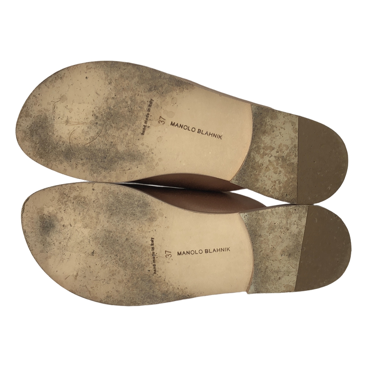 MANOLO BLAHNIK / マノロブラニク STURLUSHANGI ストラスハンギ / ハンギシ ビジューバックル サンダル