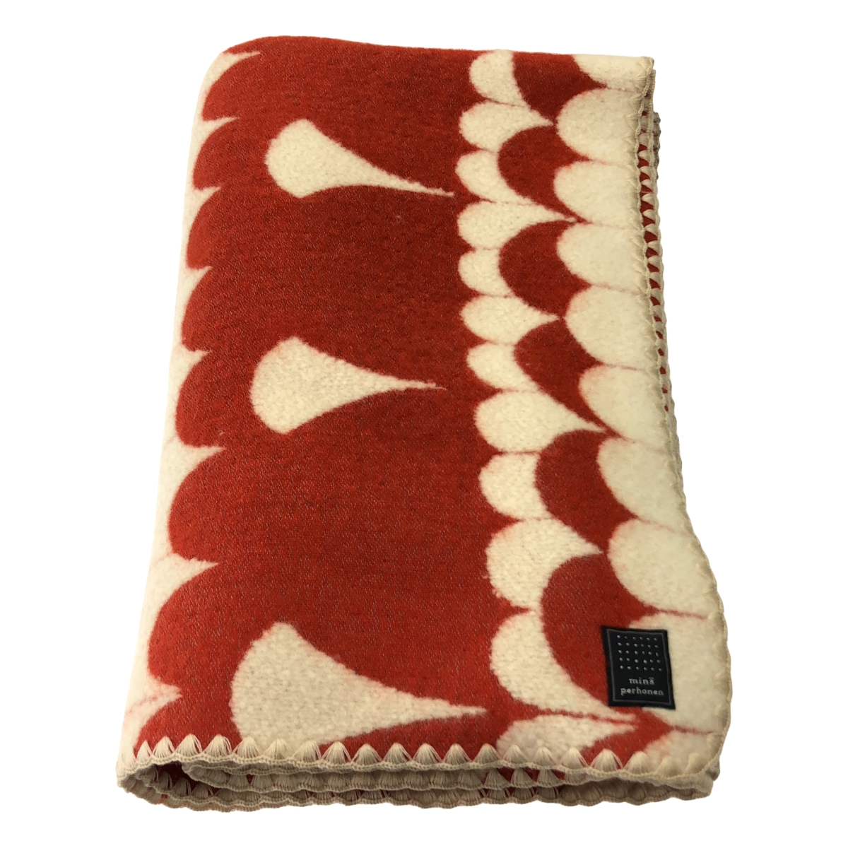 mina perhonen / ミナペルホネン sea lace ウール 大判 ブランケット