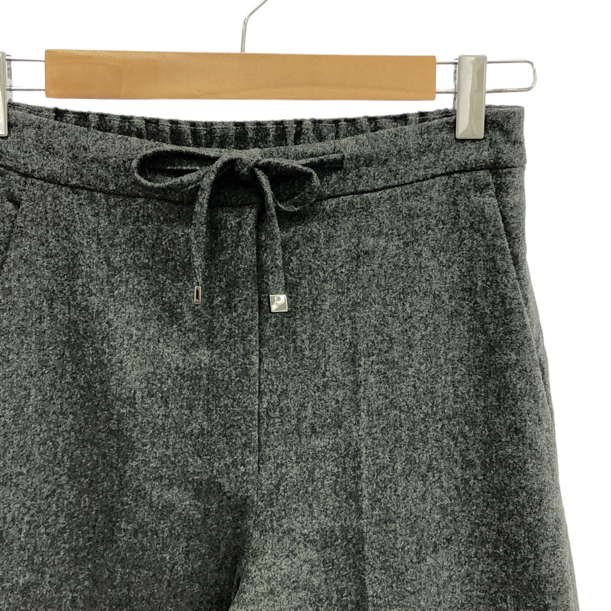 S MAX MARA / エスマックスマーラ ウール センタープレス ワイド パンツ