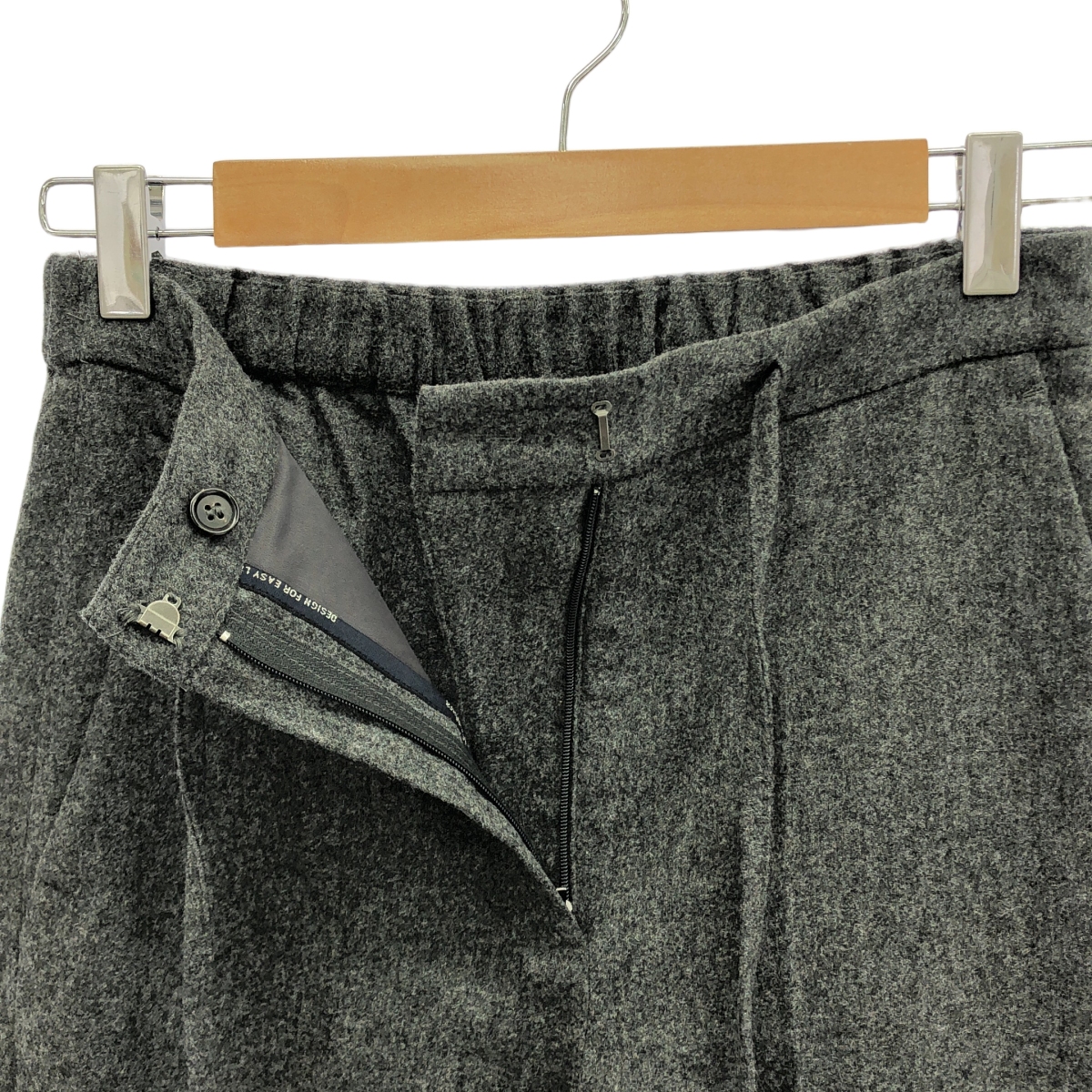 S MAX MARA / エスマックスマーラ ウール センタープレス ワイド パンツ