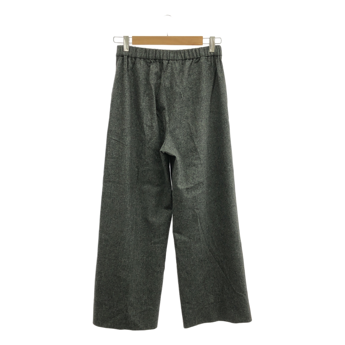 S MAX MARA / エスマックスマーラ ウール センタープレス ワイド パンツ