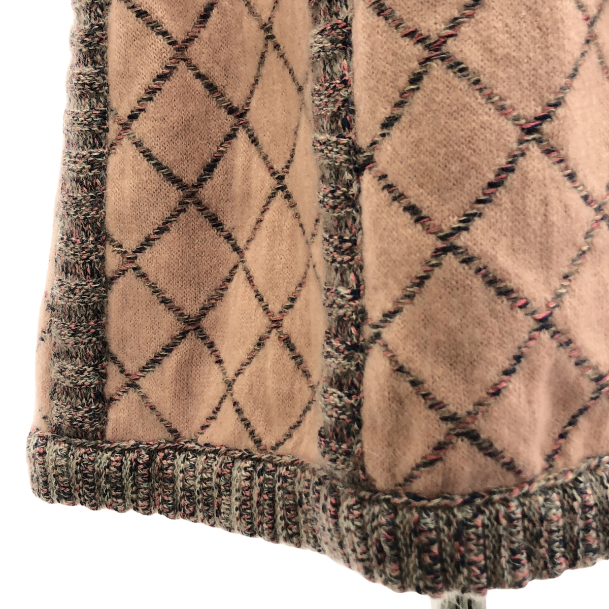 CHANEL / シャネル シルク カシミヤ モヘア カメリア 釦 マトラッセ ニット カーディガン ワンピース