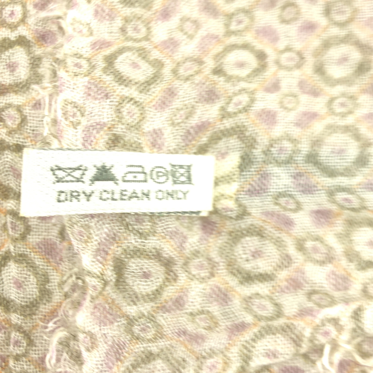 FALIERO SARTI / ファリエロサルティ 総柄 大判 フリンジ ストール