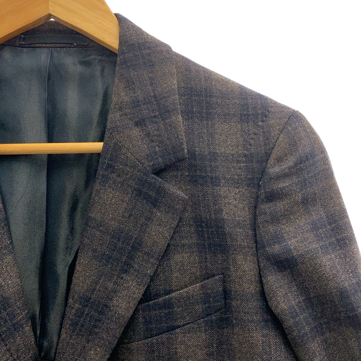 JIL SANDER / ジルサンダー ウール チェック テーラードジャケット