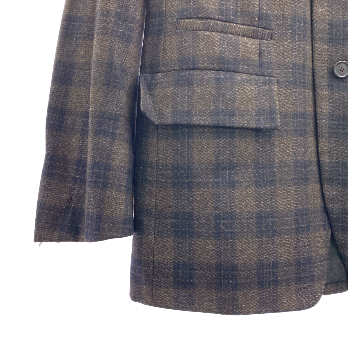 JIL SANDER / ジルサンダー ウール チェック テーラードジャケット