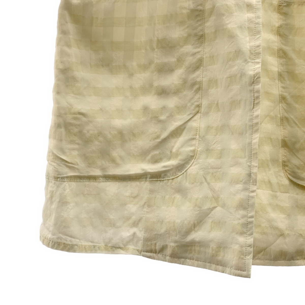 CLANE / クラネ GINGHAM CHECK DOME SLEEVE SHIRT / ギンガム チェック ドーム スリーブ シャツ ジャケット