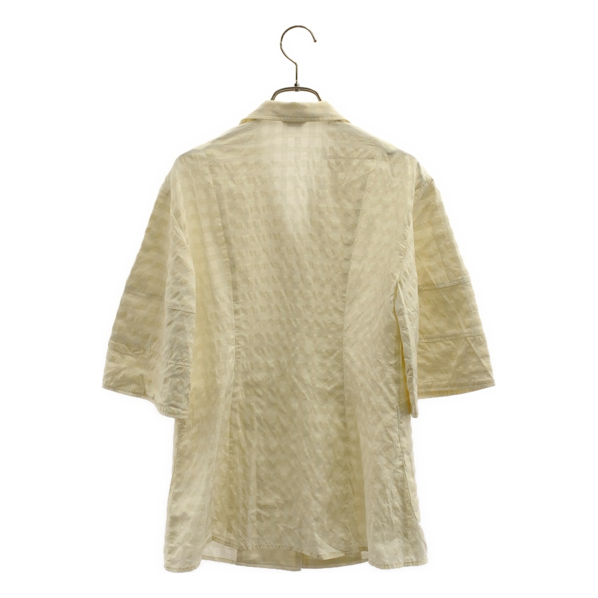 CLANE / クラネ GINGHAM CHECK DOME SLEEVE SHIRT / ギンガム チェック ドーム スリーブ シャツ ジャケット