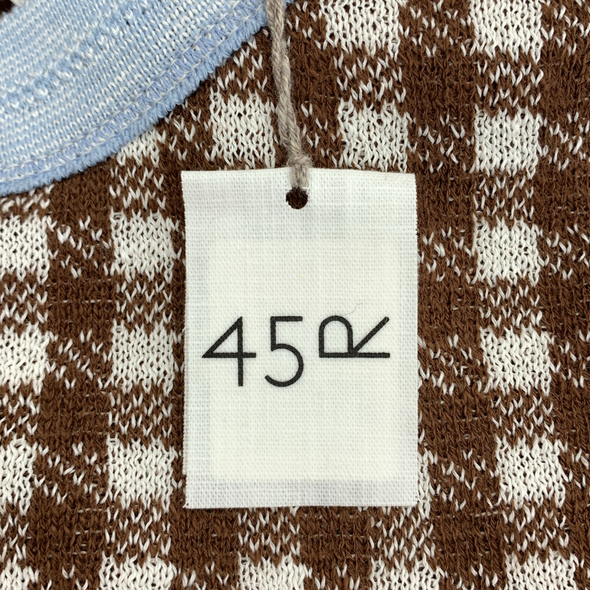 45r / フォーティファイブアール ギンガムチェックジャカードのMキャミ