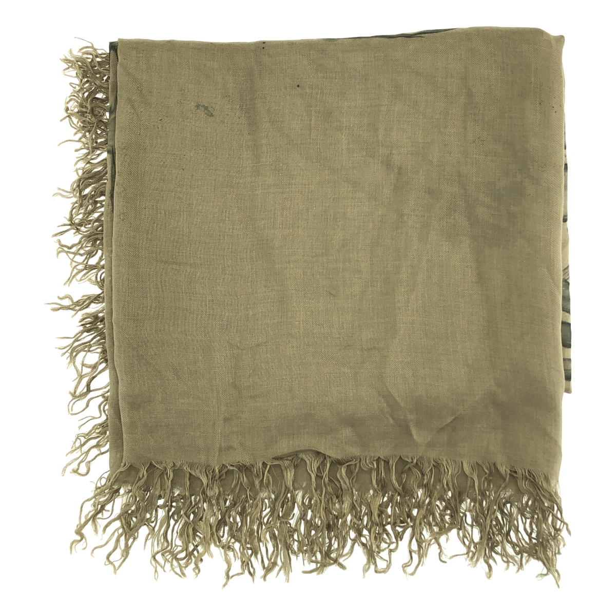 BALMAIN / バルマン レーヨン カシミヤ ウルフ フリンジストール