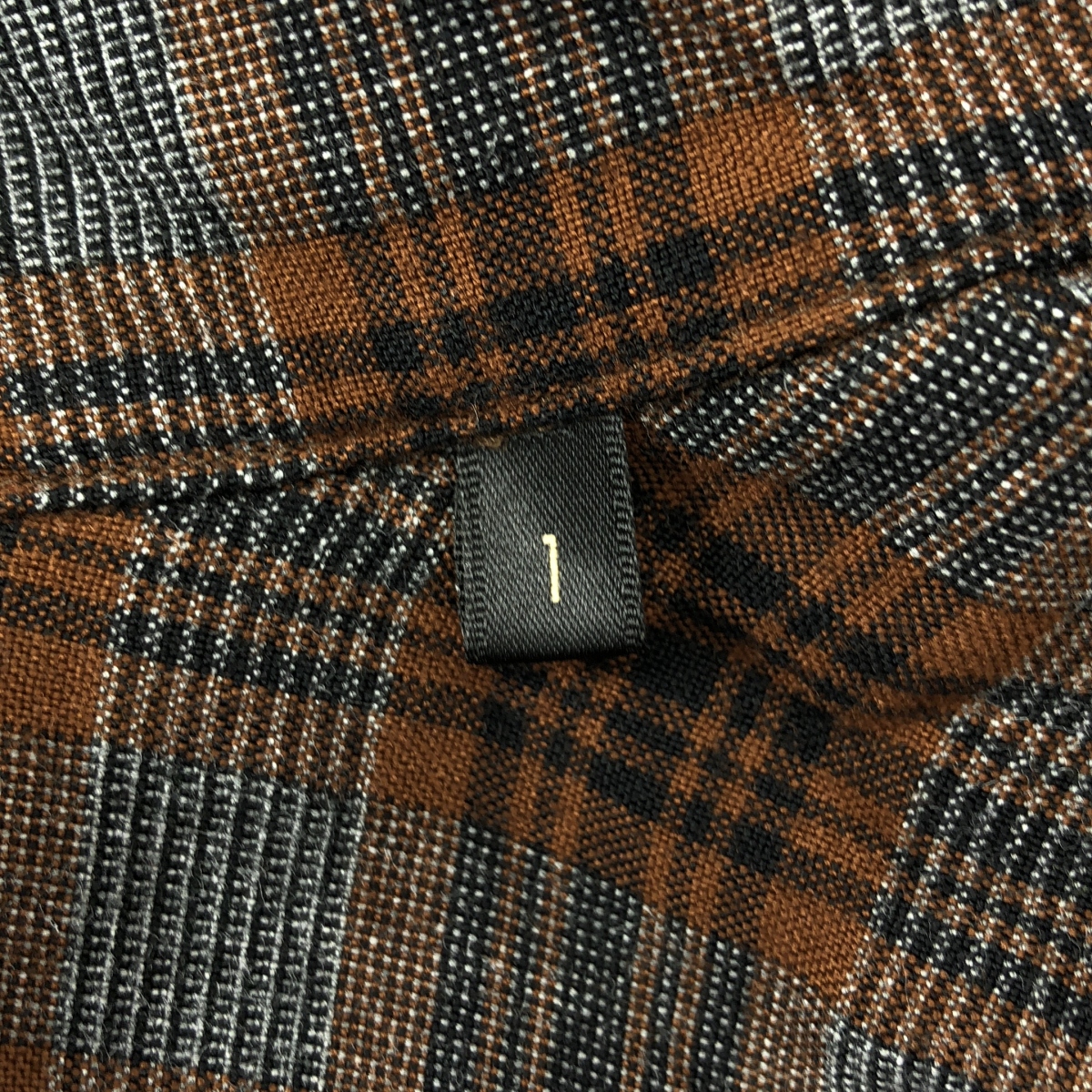 COMOLI / コモリ チェック レーヨン オープンカラーシャツ