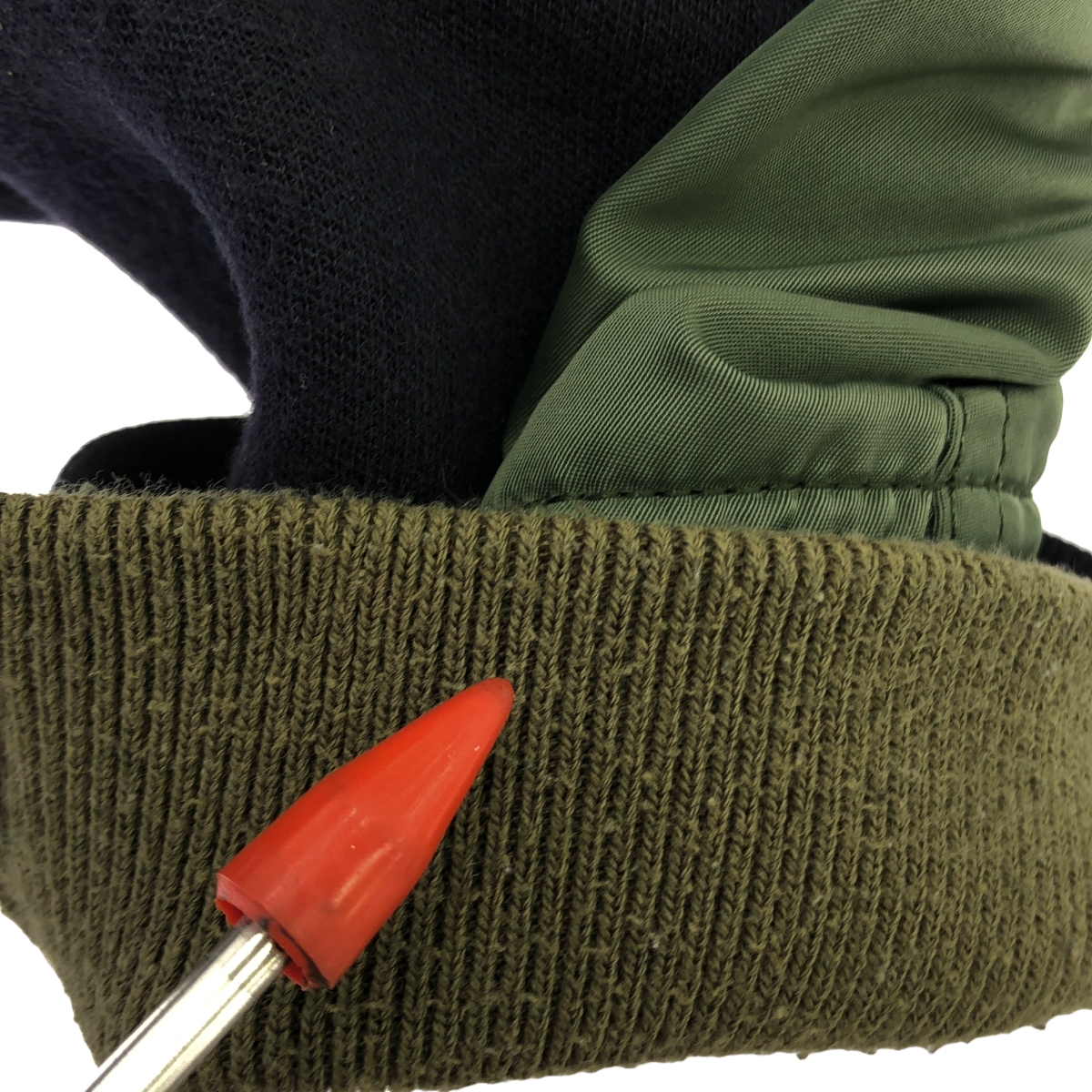 sacai / サカイ Sponge Sweat MA-1 Pullover / 異素材 切替 再構築 ドッキング スポンジ スウェット