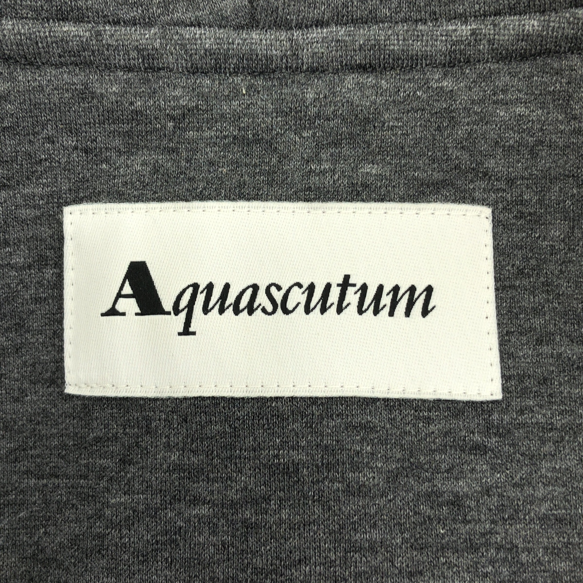 AQUASCUTUM / アクアスキュータム ダンボール ジップアップ スウェット フーディー