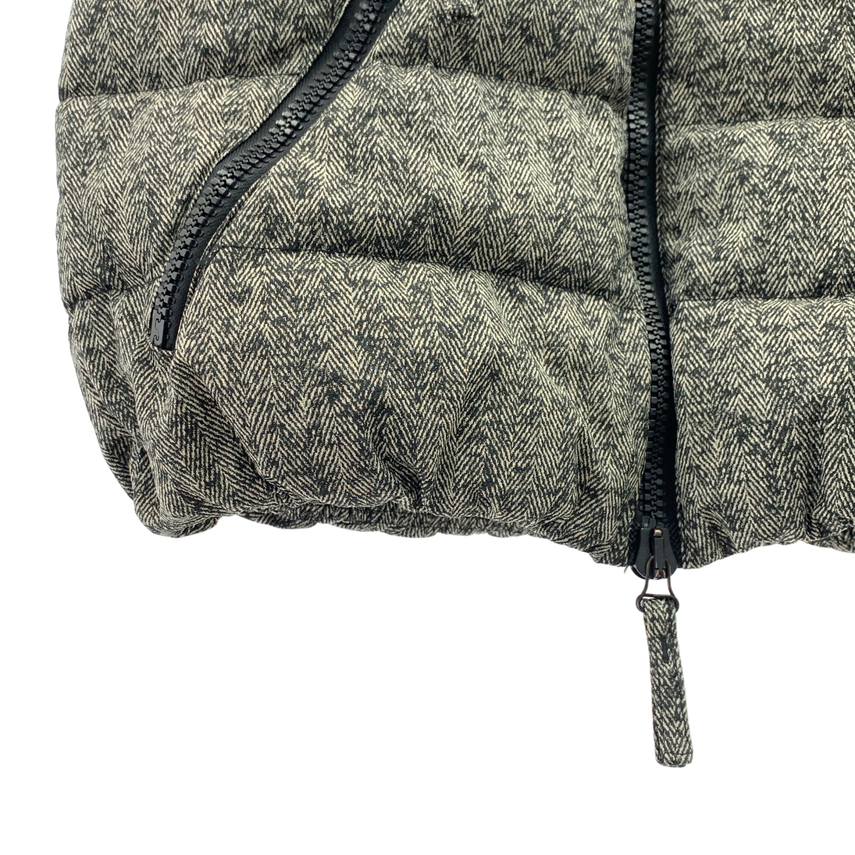 DUVETICA / デュベティカ ARISTEO / 総柄 ダウン フーデッド ベスト