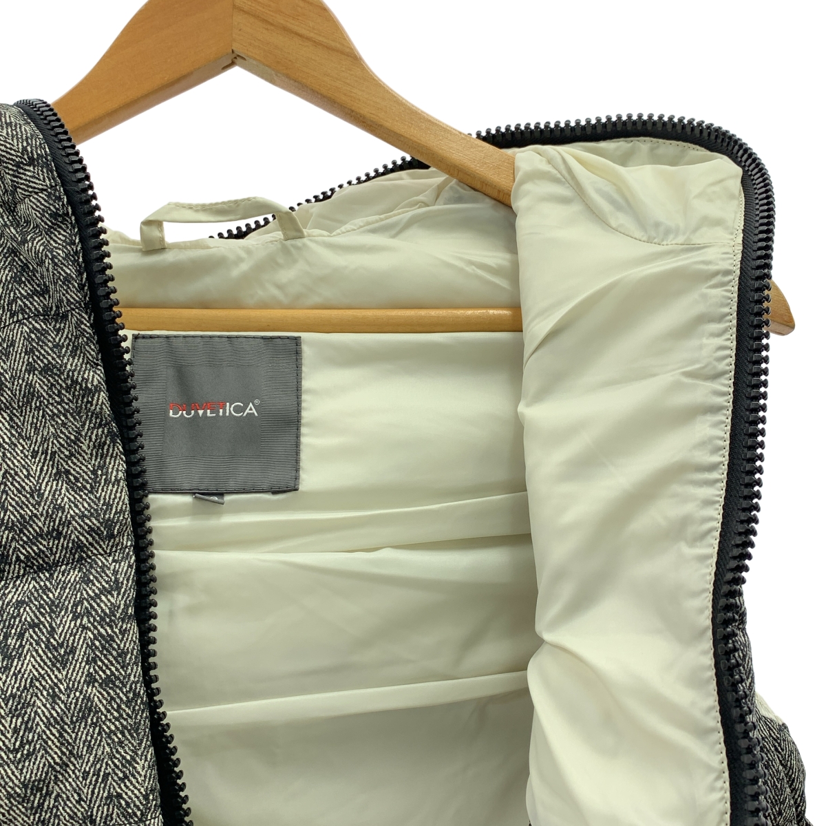 DUVETICA / デュベティカ ARISTEO / 総柄 ダウン フーデッド ベスト