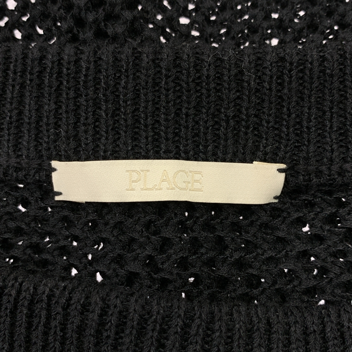 Plage / プラージュ Openwork Pattern ローゲージ ニット