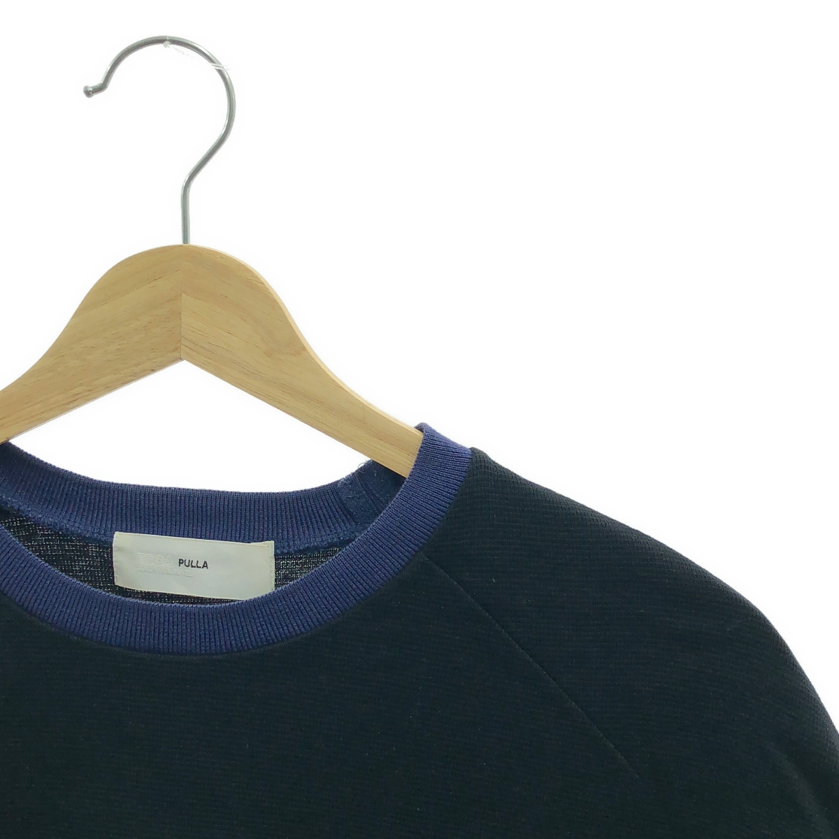 TOGA PULLA / トーガプルラ コットン フリル デザイン Tシャツ