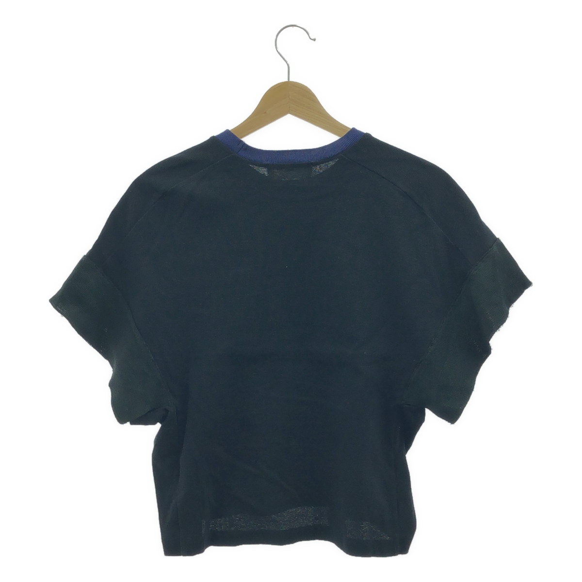 TOGA PULLA / トーガプルラ コットン フリル デザイン Tシャツ