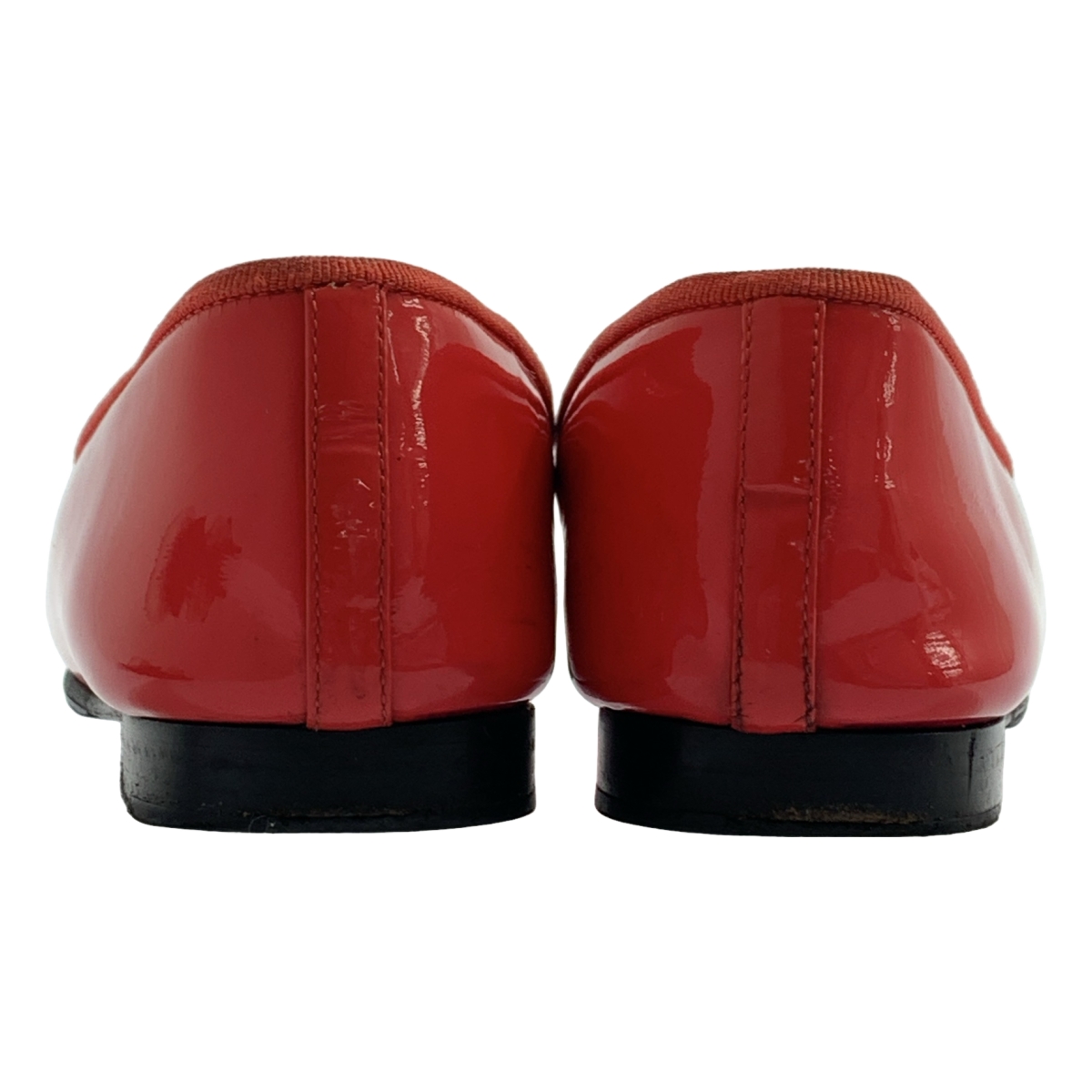 CHANEL / シャネル パテントレザー ココマーク バレリーナ フラットシューズ