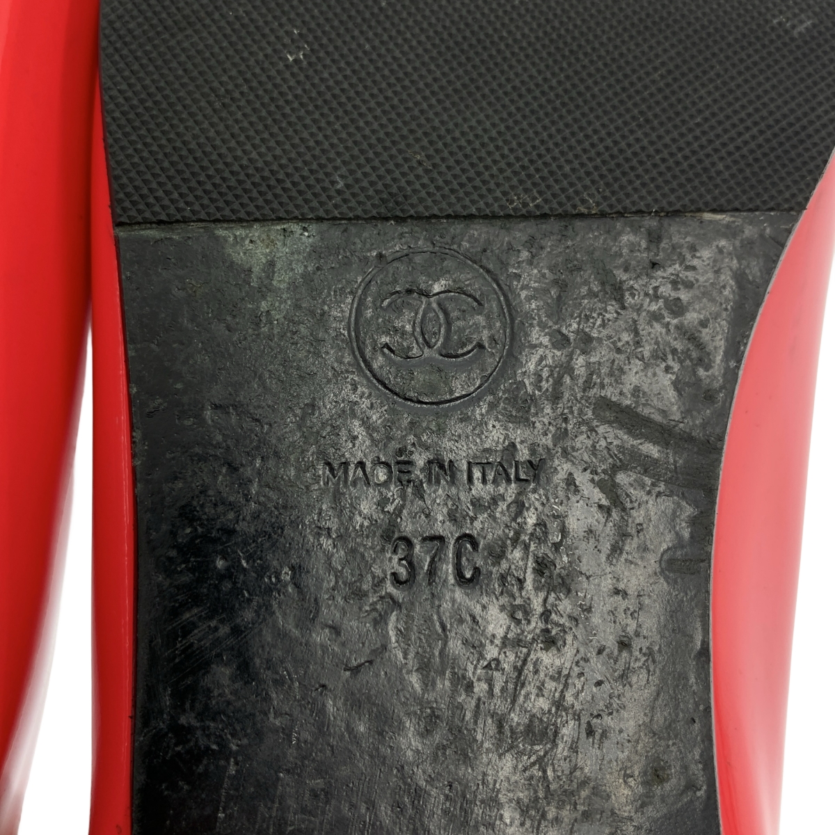 CHANEL / シャネル パテントレザー ココマーク バレリーナ フラットシューズ