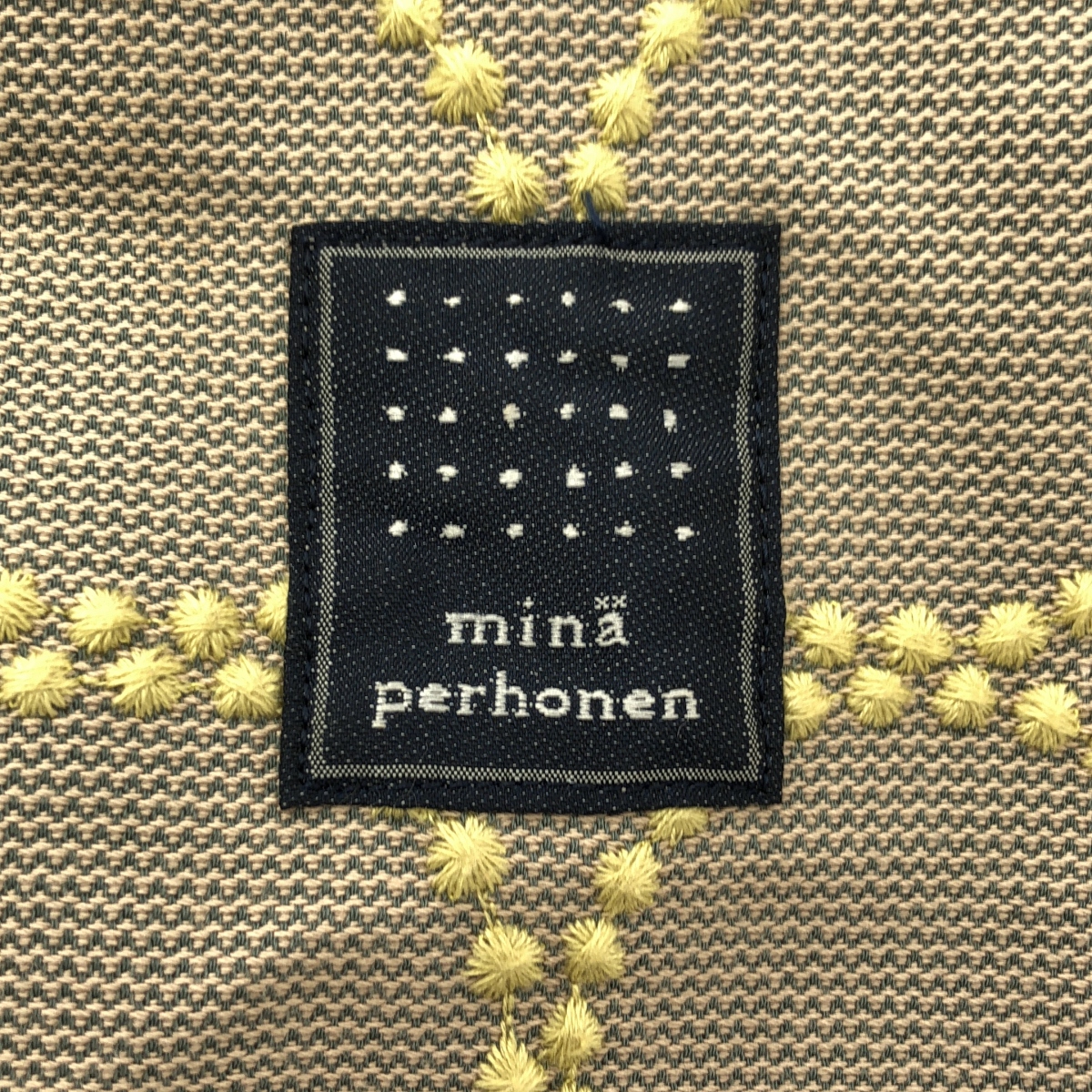 mina perhonen / ミナペルホネン tambourine toast bag タンバリン 刺しゅう トーストバッグ