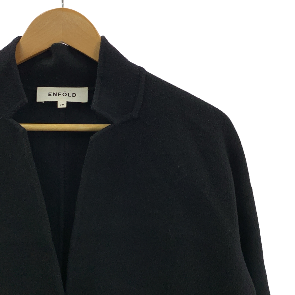 ENFOLD / エンフォルド ウール リバー チェスターコート