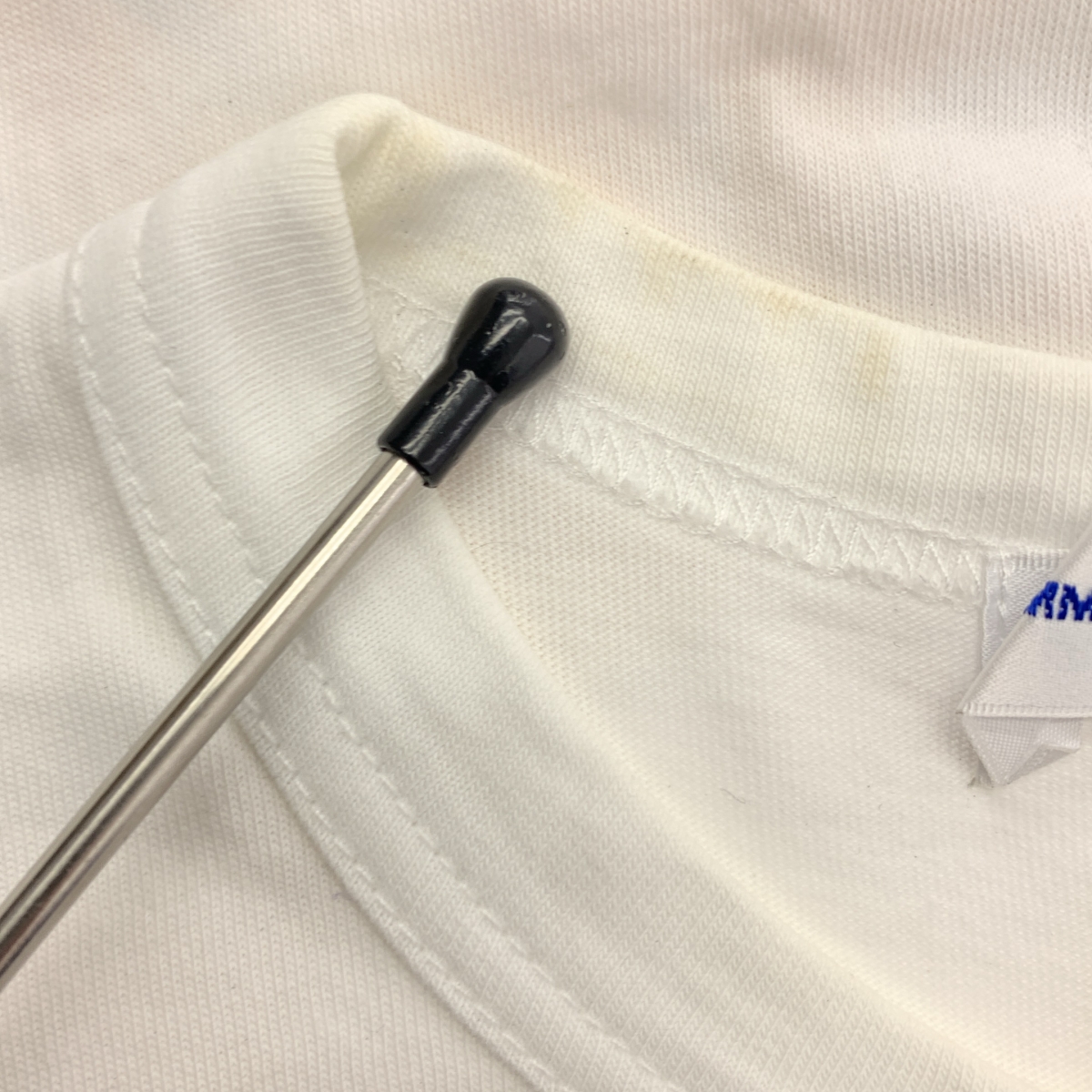 COMME des GARCONS SHIRT / コムデギャルソンシャツ コットン くり抜き グラフィック Tシャツ