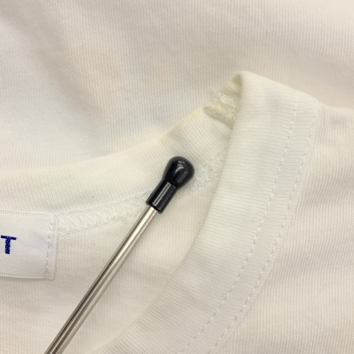 COMME des GARCONS SHIRT / コムデギャルソンシャツ コットン くり抜き グラフィック Tシャツ