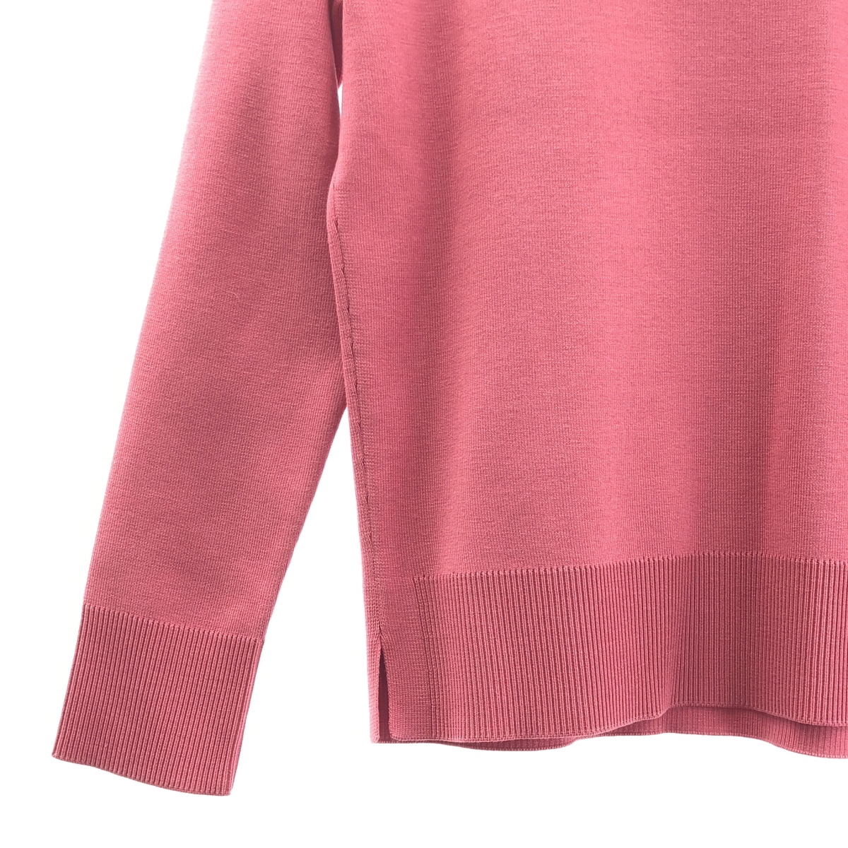 ebure / エブール コットン シルク クルーネック ニット