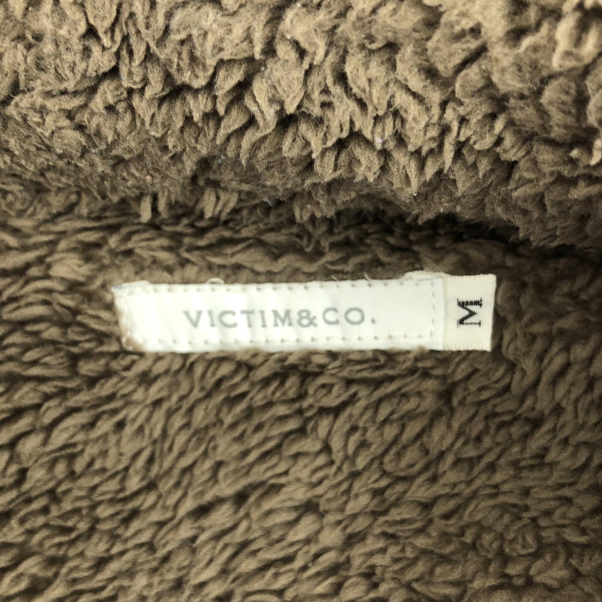 VICTIM / ヴィクティム フリース トラッカー ジャケット