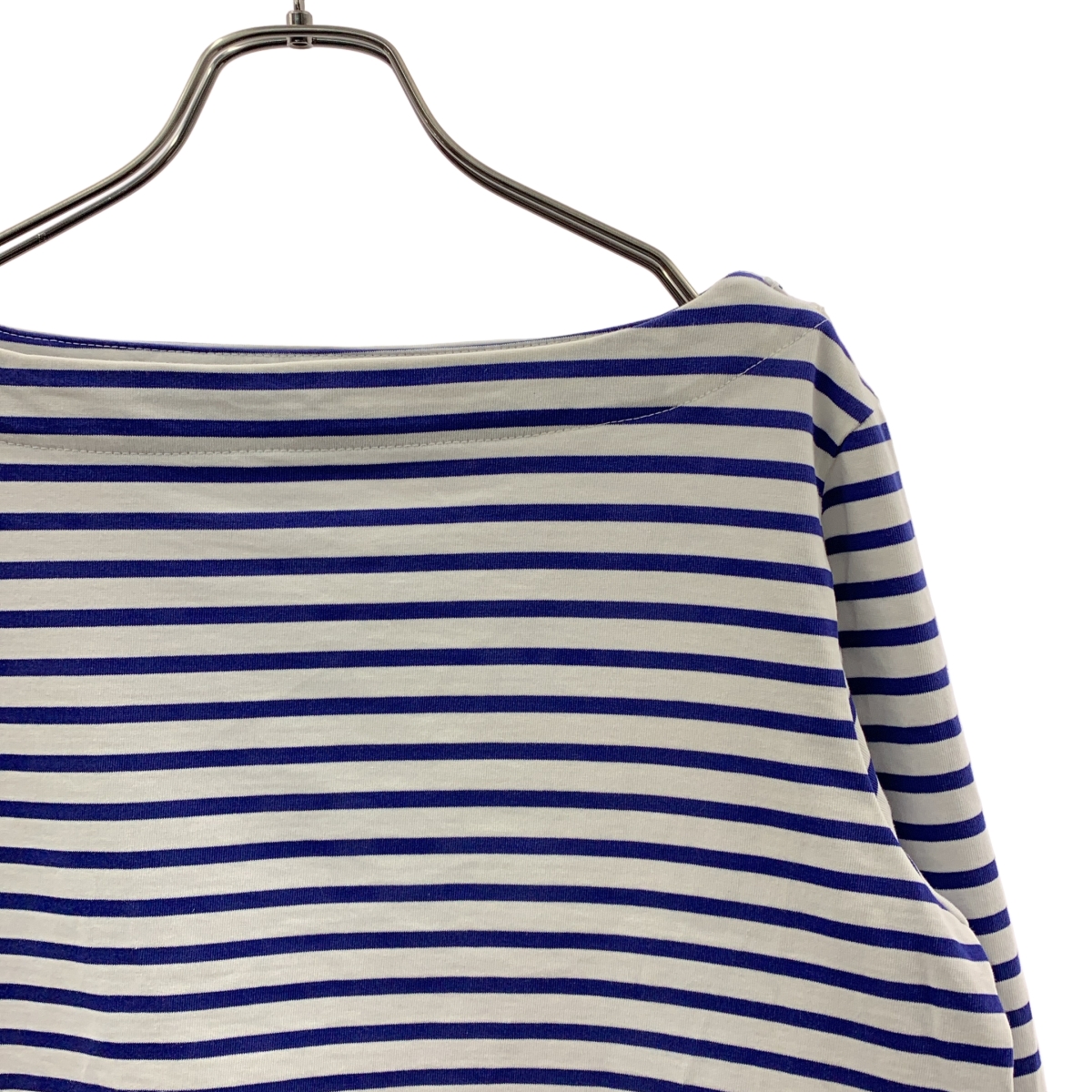 その他 ボーダー フィッシュショルダーボタン カットソー