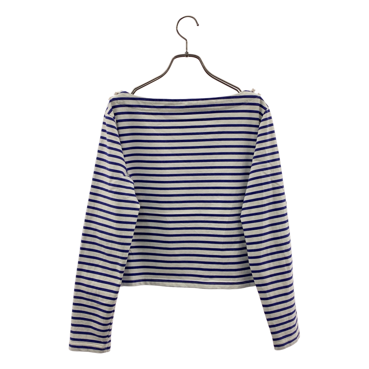 その他 ボーダー フィッシュショルダーボタン カットソー