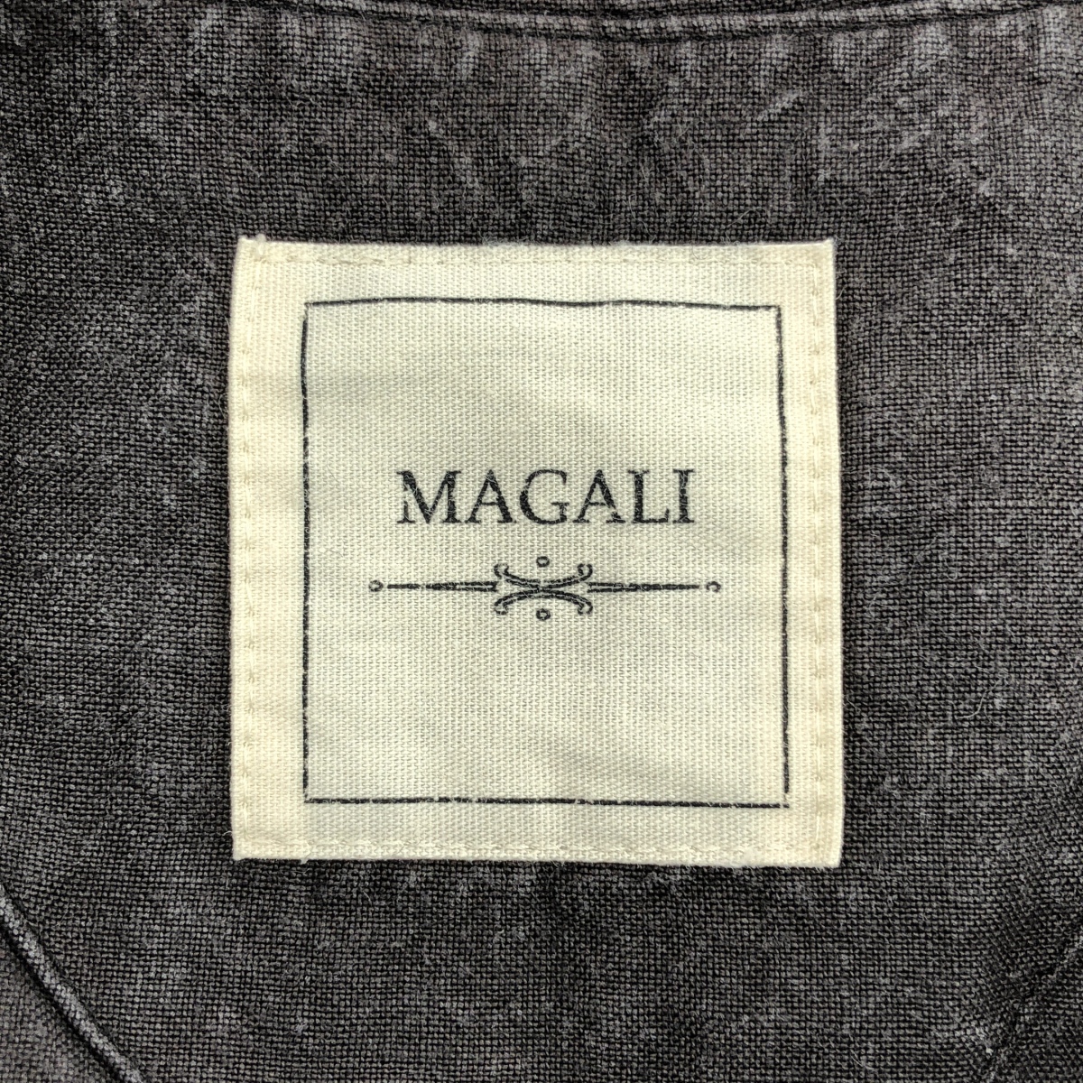 MAGALI / マガリ リネン ギンガムチェック ブラウス