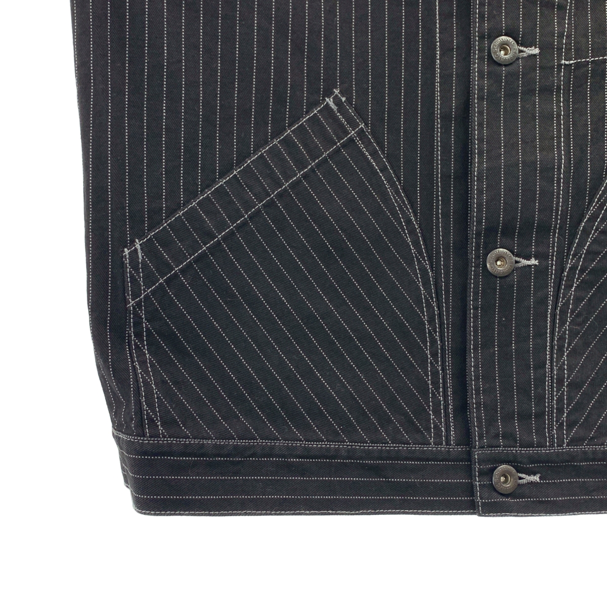 SCHOTT / ショット OLD HICKORY DENIM VEST ヒッコリー ベスト