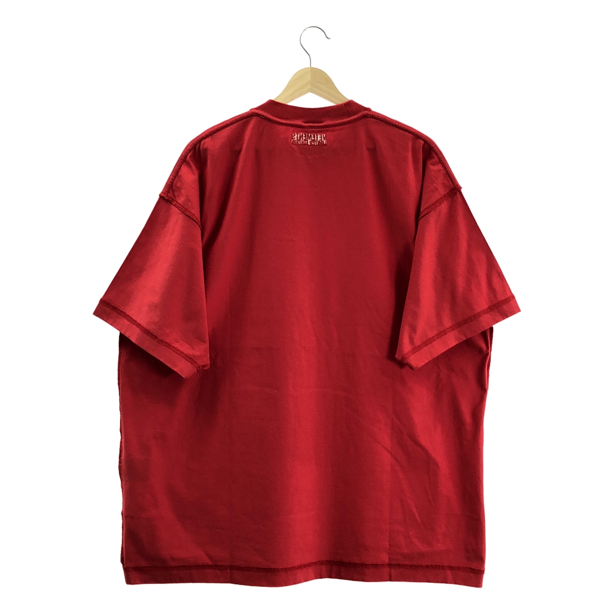 VETEMENTS / ヴェトモン INSIDE OUT T-SHIRT / ロゴ刺しゅう インサイドアウト Tシャツ