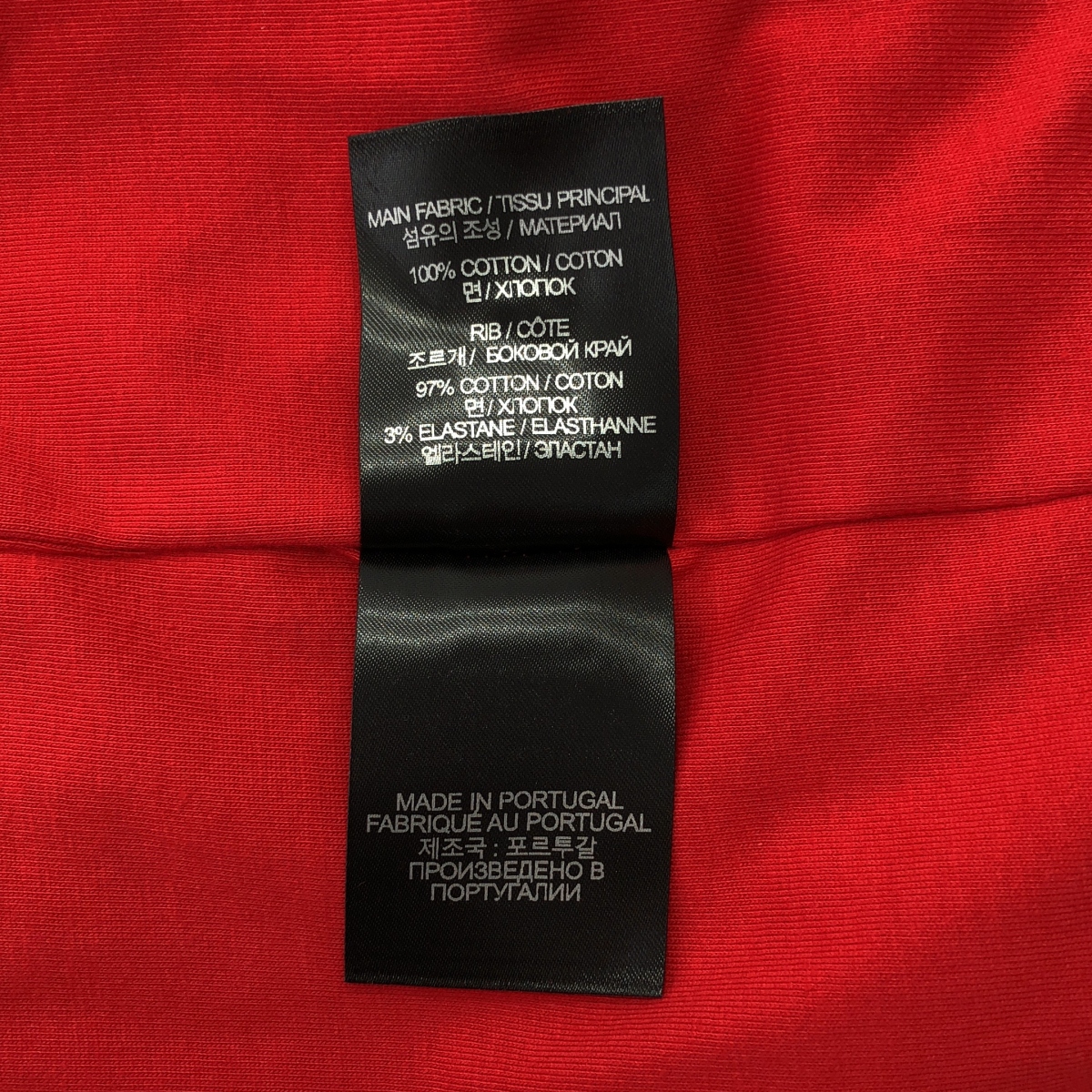 VETEMENTS / ヴェトモン INSIDE OUT T-SHIRT / ロゴ刺しゅう インサイドアウト Tシャツ