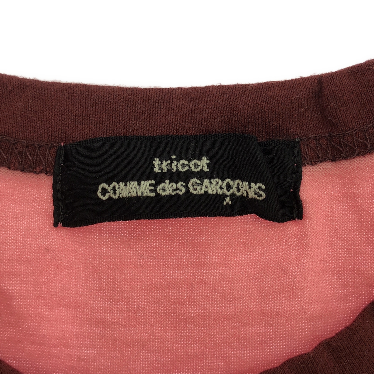 tricot COMME des GARCONS / トリココムデギャルソン コットン パイピング タンクトップ