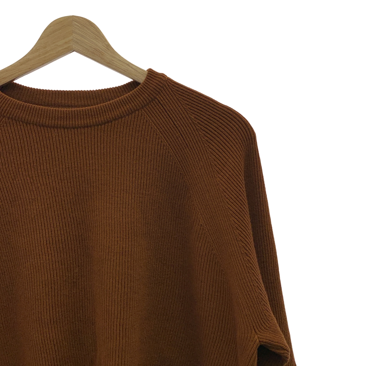 BATONER / バトナー HYPER TWIST WOOL RIB CREW NECK ハイパーツイスト ウール リブ ニット